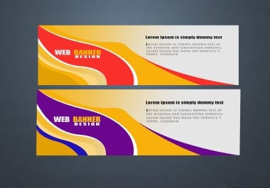 I will design awesome web banner, slider, poster, facebook cover,  youtube banner,  social media cover