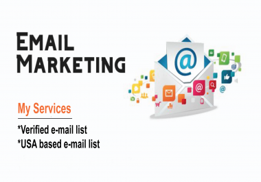 I will provide 1000 USA based valid email for you