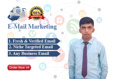 provide targeted niches clean verified email list
