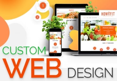 I will design a unique responsive website one landingpage