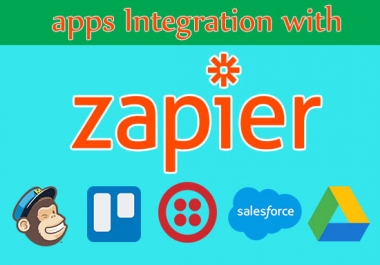 I will integrate your apps using Zapier zap to automate workflow