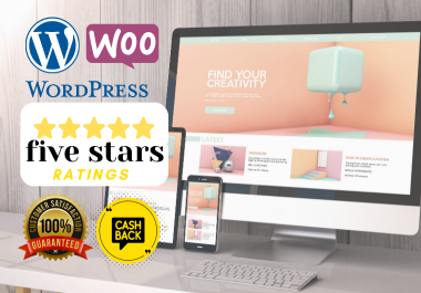 I Will Design & Develop Responsive, Fast,  SEO Friendly Wordpress website