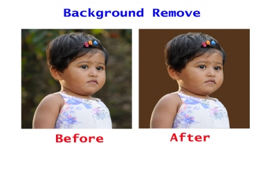 I will do special and professional 4 Images background remove for you