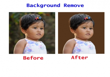 I will do special and professional 4 Images background remove for you
