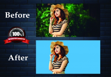 I will do background remove or background edit 4 image in 1 hour