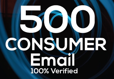 I will provide 500 verified nish base consumer email