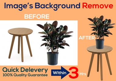 I will remove background from image professionally in 3 hour