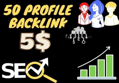 I will Do 50 powerfull profile creation HQ SEO backlink