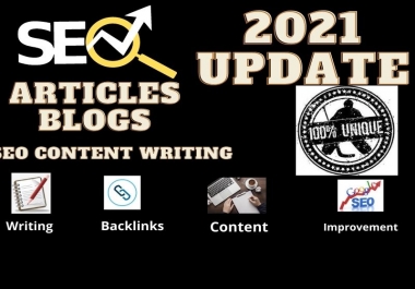 1000+ word seo base Website Article, blogs, contents writings with 2021 update