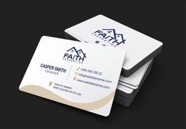 Professional and Modern Business Card Design in 6 hours