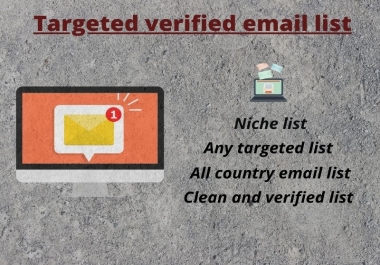 I will provide you 1000 active consumer email list