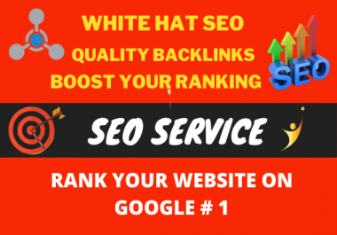Boost your ranking on Google within 3 Weeks with High quality backlinks