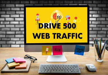 I will drive 1000 web traffic to improve your website ranking