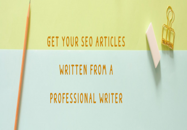Get a 1000 words SEO blog/article article written in 10