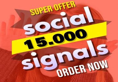 Great Top 1 Powerful Platform 15,000 SEO Social Signals Share Bookmarks Important Google Ranking
