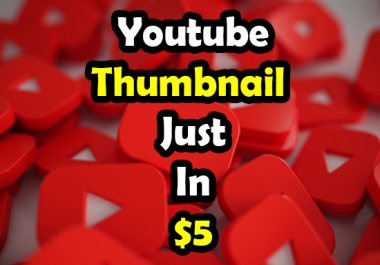 I will design catchy youtube thumbnail and banner only in 24 hours