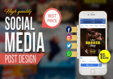 I will design social media posts and images