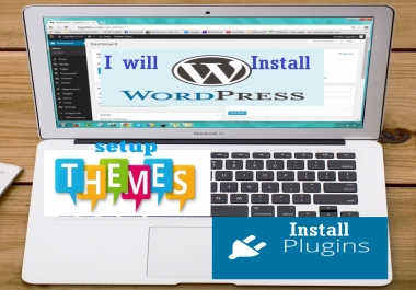 I Will Install WordPress,  theme and plugin