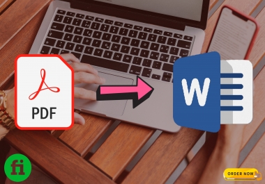 I will convert scanned PDF into WORD