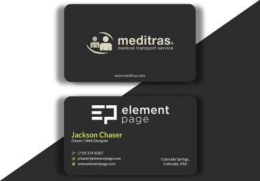 I will design a professional minimalist Luxury business card