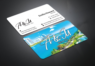 Simple Unique Business Card with gorgeous looks that I am ready to design for you