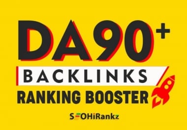 Add create 30 high PR dofollow backlinks from da 90 site