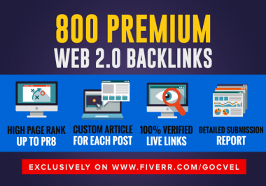 Provide 20 premium web 2 0 backlinks to boost your ranking
