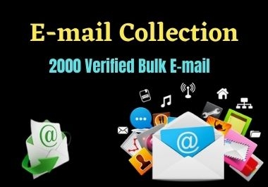 I will do 2,000 targeted Bulk email collection.