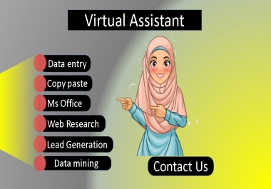 I will be your dependable & affordable Virtual assistant.