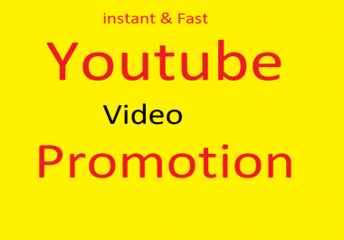 Organic grow your youtube video fast