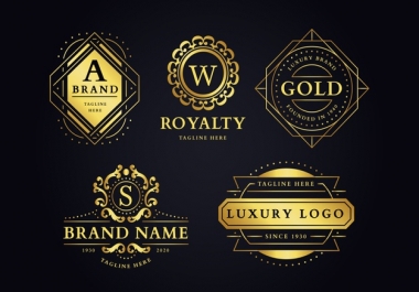 I will design a luxury modern minimalist and elegant business logo
