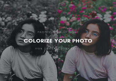 Colorize your photo professionally