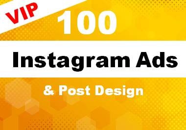 Awesome 100 instagram post design