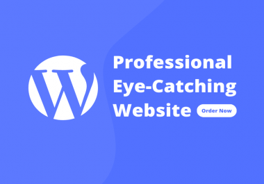 I will create a professional website using wordpress or fixing any issue
