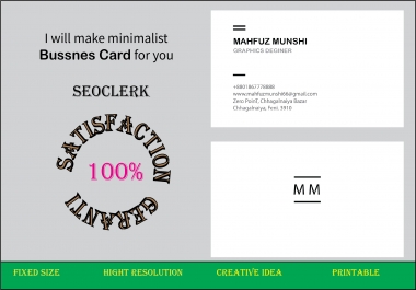 Make Stylist Professional Business Card