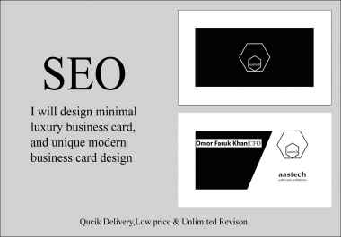 I will make awesome and professional business card for you