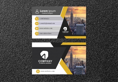 I will make Standard,  professional,  minimalist,  luxury Business Card for You within 24 hour.