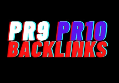 Build 80 high PR9 PR10 dofollow backlink for your website and google ranker