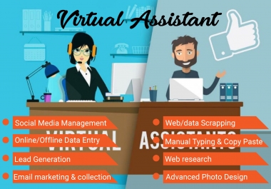 I will be your dedicated Virtual Assistant for 1 hour