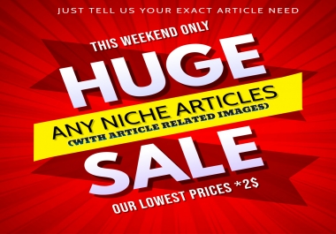 I will Give PLR Articles on Niche Subject
