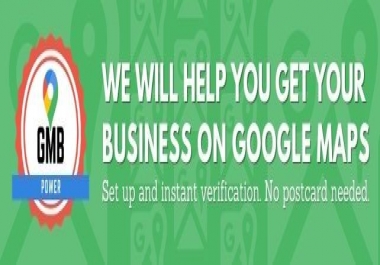 We will help you get your business on Google Maps. NO postcard needed