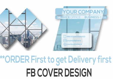 I will create professional facebook cover banner design