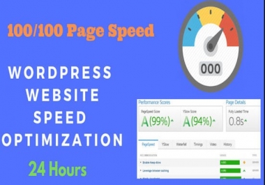 I Will Do Increase Your Wordpress Website Site Speed Optimization