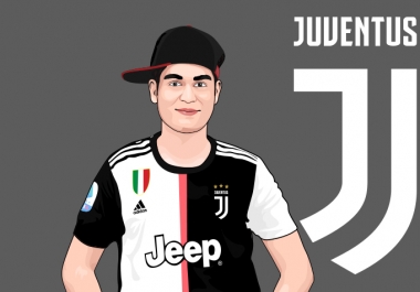 I will create your picture into cartoon