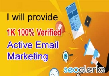 I will provide USA based 1K email list