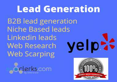 I will do b2b lead generation for any platform