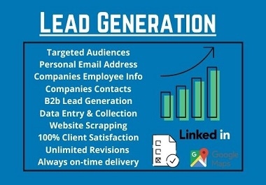 I will generate targeted b2b lead generation