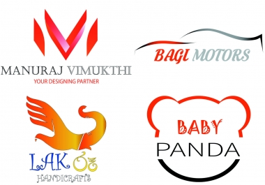 I will design unique,  taste full,  modern minimalist,  modern 3D logo