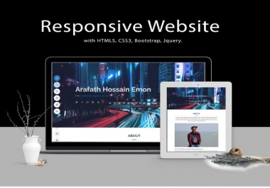i will design a professional and responsive wordpress website.