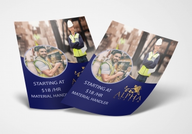 design a professional flyer,  brochure or poster